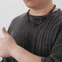 WESTMIAJW Mens Magnetic Hematite Tiger Eye Onyx Beads Beaded Necklace Chain Natural Gemstones Jewelry 50/60/70/75cm