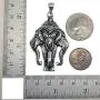 Holy 3 Headed Elephant God Erawan Ganesha Hindu Indian Thai Laos Laotian Pewter Mens Pendant Necklace Money Good Luck Lucky Charm Protection Amulet Safe Travel Talisman for men Stainless Steel Chain Holy 3 Headed Elephant God Erawan Ganesha Hindu Indian Thai Laos Laotian Pewter Mens Pendant Necklace Money Good Luck Lucky Charm Protection Amulet Safe Travel Talisman for men Stainless Steel Chain