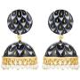 Aheli Jhumka Jhumki Enamel Earrings Indian Traditional Bollywood Ethnic Fashion Jewelry for Women