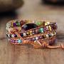 YGLINE Boho Handmade Natural Stone Wrap Bracelet for Women Colection