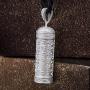 925 Sterling Silver ash necklace for human ashes Urn Pendants Cremation Jewelry Keepsake Buddhism Necklace for Men Women Mandala Maha pratisara Shurangama Mantra pendants with Chain and Gift Box