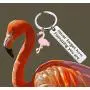 JIGAL Motivational Flamingo Keychain Never Forget How Flamazing You are Keychain Flamingo Lover Jewelry Gift for Family BFF Animal Lovers JIGAL Motivational Flamingo Keychain Never Forget How Flamazing You are Keychain Flamingo Lover Jewelry Gift for Family BFF Animal Lovers