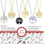 Agvana Gold Tree of Life Necklace Mothers Day Gifts for Mom Gold Filled Sterling Silver Dainty Family Tree Dainty Pendant Necklace Anniversary Jewelry Birthday Gifts for Women Girls Grandma Her