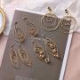 IBEEDOW Hoop Earrings Cubic Zirconia Dangle Earrings Drop Hypoallergenic Stud Earrings Sterling Silver Earrings