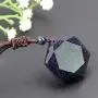 MENGLINA Women Men Blue Sandstone Hexagram Star Pendant Necklace Lucky Love Natural Energy Stone Rope Chain Couple Necklace Jewelry Adjustable MENGLINA Women Men Blue Sandstone Hexagram Star Pendant Necklace Lucky Love Natural Energy Stone Rope Chain Couple Necklace Jewelry Adjustable