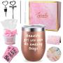 Beautiful Girl Tumbler Set Inspirational Gifts, Inspirational Gift for Girl, Inspirational gift for Women, Beautiful Girl You Can Do Amazing Things Birthday Gifts Ideas for Women Girl