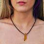 Pendant Chakra Necklace with Genuine Healing Crystal Stone, Crystals Jewelry for Women and Men, Boys, Girls, Handmade with Love, Spiritual Gifts for Positive Energy and Meditation by Smoky Quartz