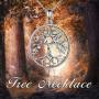 ONEFINITY Tree of Life Necklace Sterling Silver Star of David Tree of Life Pendant Necklace Tree of Life Jewelry for Women Gifts