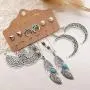 Boho Dangle Earrings Sets Fashion Jewelry for Women Bohemian Tassel Stud Earrings Christmas Valentine Birthday Gift for Girls Boho Dangle Earrings Sets Fashion Jewelry for Women Bohemian Tassel Stud Earrings Christmas Valentine Birthday Gift for Girls