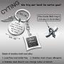 CYTING Wedding Bouquet Photo Charm I Know Youd Be Here Today If Heaven Werent So Far Away Memorial Photo Frame Keychain Remembrance Jewelry Bridal Shower Gift