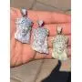 Harlembling Solid 925 Sterling Silver Iced Jesus Piece Pendant - Mens - Great for Any Chain! ICY Baguette CZ Harlembling Solid 925 Sterling Silver Iced Jesus Piece Pendant - Mens - Great for Any Chain! ICY Baguette CZ