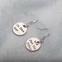 SEIRAA Funny Earrings in One Ear and Out The Other Earrings Stainless Steel Tone Earring Wires for her