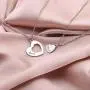AKTAP Gift for Aunt Necklace Auntie And Niece Love Heart Pendant Necklace Gifts for Aunt from Niece Nephew