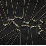 GIOLOYS 12 Constellations Zodiac Alphabet Pendant for Women Girls Personalized Birthday Gifts Stainless Steel Astrology Horoscope Zodiac Necklace