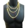 HH Bling Empire Iced Out Fake Diamond Tennis Chain for Men Women in Silver Gold Multicolored 5mm width 16 18 20 22 24 30 Inches