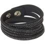 Barzel Leather Created Austrian Crystals Wrap Bracelets (Many Options Available)
