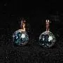 Multicolored Swarovski Crystal Earrings for Women 14K Gold Plated Leverback Dangle Hoop Earrings