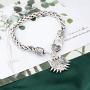 FAADBUK Gamer Mask Jewelry Gamer Necklace Gamer Charm Bracelet Gamer Action Video Game Fans Gift
