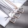 Jewelry Long necklace for women with Gold Silver Star Pendant Adjustable Rope Chain Chokers Necklaces