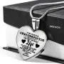 ZXOTTY to My Beautiful Granddaughter You are a Gift Love, Grandma Luxury Heart Shape Necklace for Granddaughter