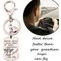 WUSUANED Never Drive Faster Than Your Guardian Angel Can Fly Keychain Bracelet New Driver Gift Sweet 16 Gift