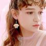 ZRosse Fashion Hollow Out Metal Maple Leaf Women Dangle Earrings Popular Gold and Silver Two-tone Long Drop Earring Jewelry Accessories