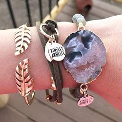 Kinsley Armelle Agate Collection - Smoky Bracelet