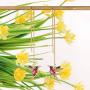 Raintoad 2 Pairs Hummingbird Zirconia Drop Earrings Women Girls Dainty Elegant Line Chain Drop Earrings Small Birds Dangle Earrings Stud Post Earrings