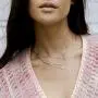 PAVOI 14K Gold Plated Bar and Delta Pendant | Layered Necklaces | Gold Necklaces for Women | 18'' Length with a 2'' Extension