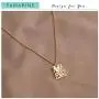 FAMARINE Gold Choker Layered Necklace for Women 4MM, Fashion Geometric Pandent 2 Layered Necklaces for Teen Girls Gift, 18K Gold Plated FAMARINE Gold Choker Layered Necklace for Women 4MM, Fashion Geometric Pandent 2 Layered Necklaces for Teen Girls Gift, 18K Gold Plated