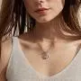 ZowBinBin Cat Necklace - Naughty Cute Lucky Cat Pendant Necklace, 18K White Gold Plated Sterling Silver Cat Pendant for Women, Fashion Cat jewelry Necklace Great Gifts for Lover, Family