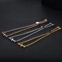 Cocazyw 14K Gold Plated Rose Gold Silver Cross Adjustable Sideways Bracelet for Women Girls,Gold Cross Bracelet Stainless Steel for Men