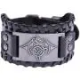 TEAMER Celtic Trinity Knot Triquetra Bracelet Wing Dragon Leather Bracelet Gift Jewelry for Men TEAMER Celtic Trinity Knot Triquetra Bracelet Wing Dragon Leather Bracelet Gift Jewelry for Men