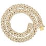 PY BLING Hip Hop Mens Full Iced Out 15mm 18K Gold/White Rose Gold Plated CZ Miami Cuban Link Chain Choker 18''-24'' Necklace or 8.5'' Bracelet