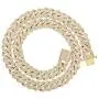 PY BLING Hip Hop Mens Full Iced Out 15mm 18K Gold/White Rose Gold Plated CZ Miami Cuban Link Chain Choker 18''-24'' Necklace or 8.5'' Bracelet