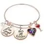 Birthday Gifts for Women Girls Bracelet, Birthday Charm Bracelets 10th 20th 30th 40th 50th 60th 70th 80th 90th Birthday Gift for Daughter, Sister, Friend, Teen Girls, Mom, Grandma