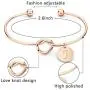 Love Knot Bridesmaid Bracelet with Initial, Bridesmaid Gifts Cards - I Cant Tie The Knot Without You Love Knot Bridesmaid Bracelet with Initial, Bridesmaid Gifts Cards - I Cant Tie The Knot Without You