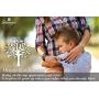 SOLOMIYA Family Love Jewelry Bracelet - 925 Sterling Silver Tree of Life Charm - Black Rope Bracelets for Men Women