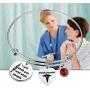 UJIMS Phlebotomist Bracelet with Caduceus Charm Medical Hematologist Gift I Will Stab You and Stab People Phlebotomy Technician Jewelry