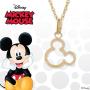 Disney Jewelry Mickey or Minnie Mouse 14K Yellow Gold Pendant Necklace, 18''