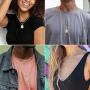 SHOWFULL Initial Letter Pendant Necklace, Gold Constellation Capital A-Z Letter Pendant Necklace for Boys Girls Women Men(2 Necklaces Included)