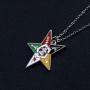 POTIY OES Symbol Jewelry Order of The Eastern Star Necklace OES Sorority Earrings Gift for Women Girls