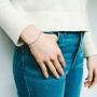 Tirafina Sterling Silver Diamond 1/10th CTTW Adjustable Bolo Bracelet, Easy-On Easy-Off, Wrist Size 6”, 7” and 8” Colors Silver, Rose Gold and Yellow Gold