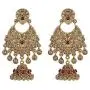 Indian Bollywood Maang Tikka With Crystal Necklace Earrings Set Wedding Ethnic Designer Party Jewelry For Women