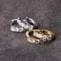 TOPGRILLZ 14K Gold Plated Iced Out Hypoallergenic Solitaire Cubic Zirconia Huggie Cartilage Cuff Hoop Earrings for Women and Men TOPGRILLZ 14K Gold Plated Iced Out Hypoallergenic Solitaire Cubic Zirconia Huggie Cartilage Cuff Hoop Earrings for Women and Men