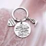 AKTAP Laboratory Technician Key Chain Science Symbol Jewelry Microscope Gift for Science Lovers You’re Braver Than You Believe