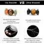 TASBERN Lava Rock Bracelet 7 Chakras Beaded Aromatherapy Essential Oil Diffuser Bracelet Natural Stone Yoga Beads Bracelet Adjustable