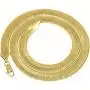 The Bling Factory 4mm-10mm 14k Yellow Gold Plated Flat Herringbone Chain Necklace or Bracelet The Bling Factory 4mm-10mm 14k Yellow Gold Plated Flat Herringbone Chain Necklace or Bracelet