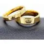 Uloveido 2pcs His Queen and Her King Couple Rings Set, Titanium Steel Matching Promise Wedding Engagement Band for Couples (Black, Gold) Uloveido 2pcs His Queen and Her King Couple Rings Set, Titanium Steel Matching Promise Wedding Engagement Band for Couples (Black, Gold)