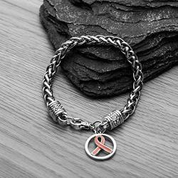 Infinity Collection Orange Ribbon Bracelet, Leukemia Awareness, MS Awareness, Self Injury, Kidney Cancer, ADHD, Awareness Jewelry